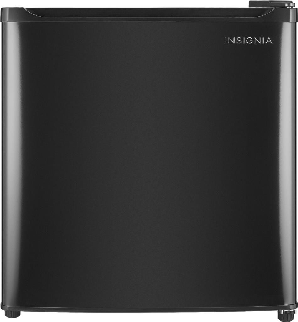 Layaway Insignia - 4.9 Cu. Ft. Mini Fridge with Bottom Freezer - Stainless  steel