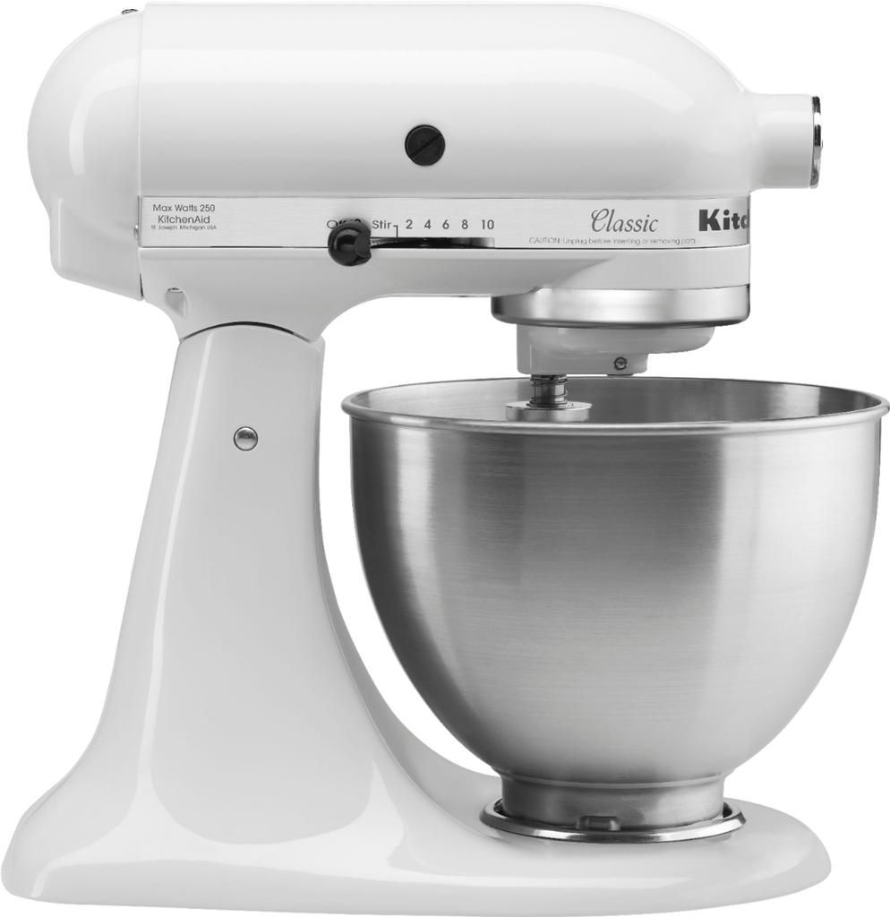 Hamilton Beach Power Deluxe 6 Speed Stand Mixer, White - 64693